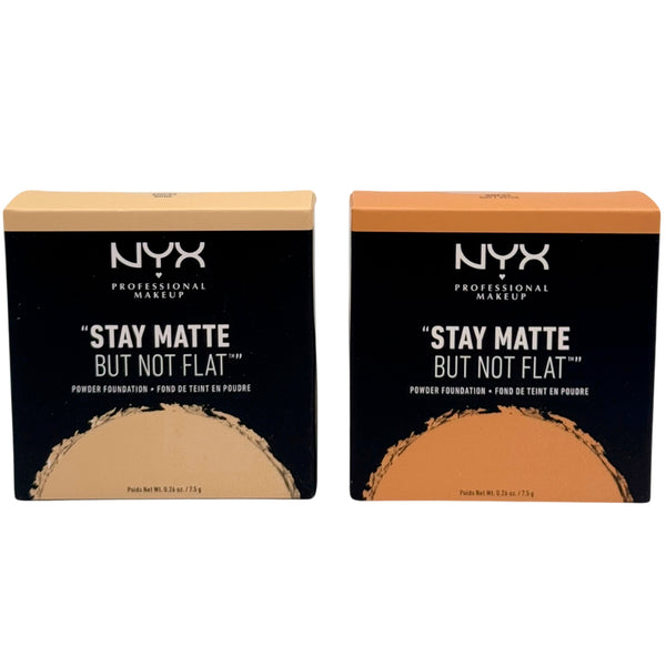 Base en Polvo Stay Matte But Not Flat NYX | Cosméticos al por Mayor