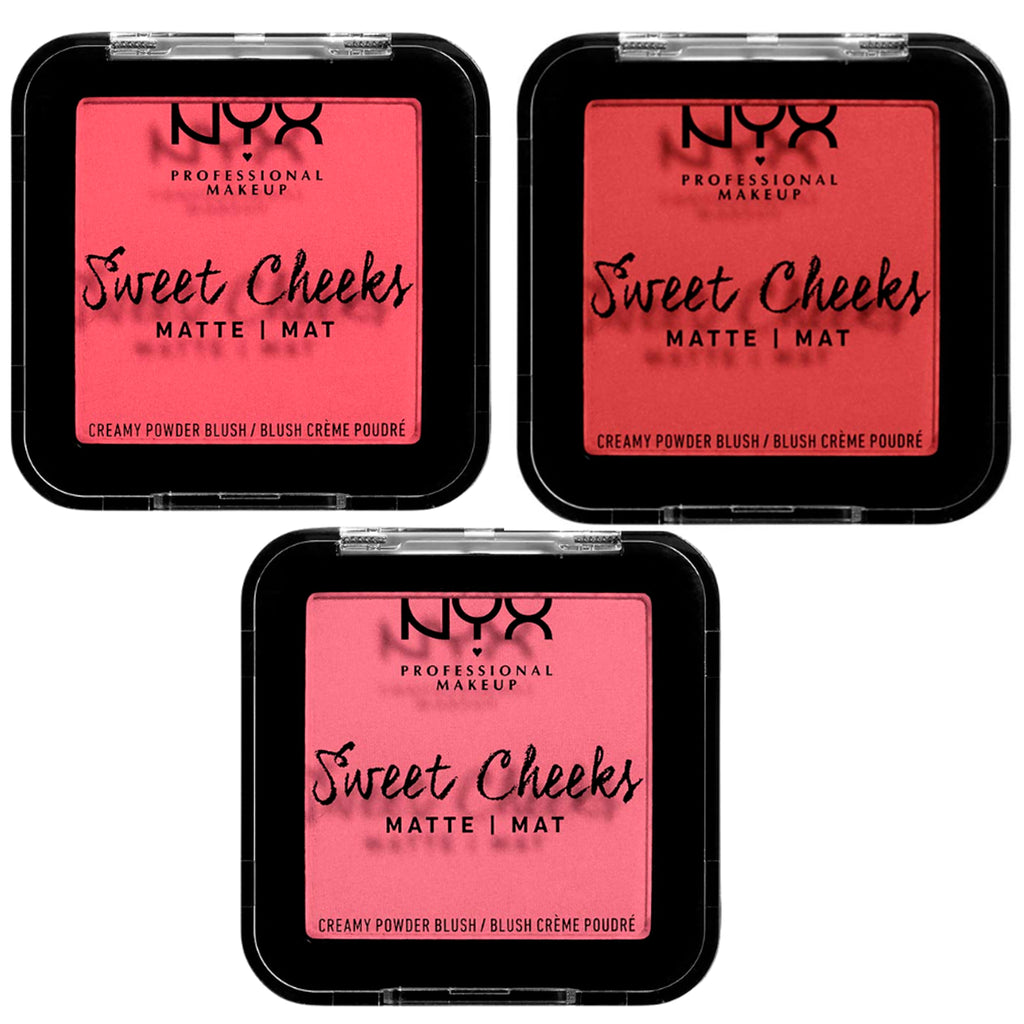 Rubor en Polvo Cremoso Sweet Cheeks Mate NYX | Cosméticos al por Mayor