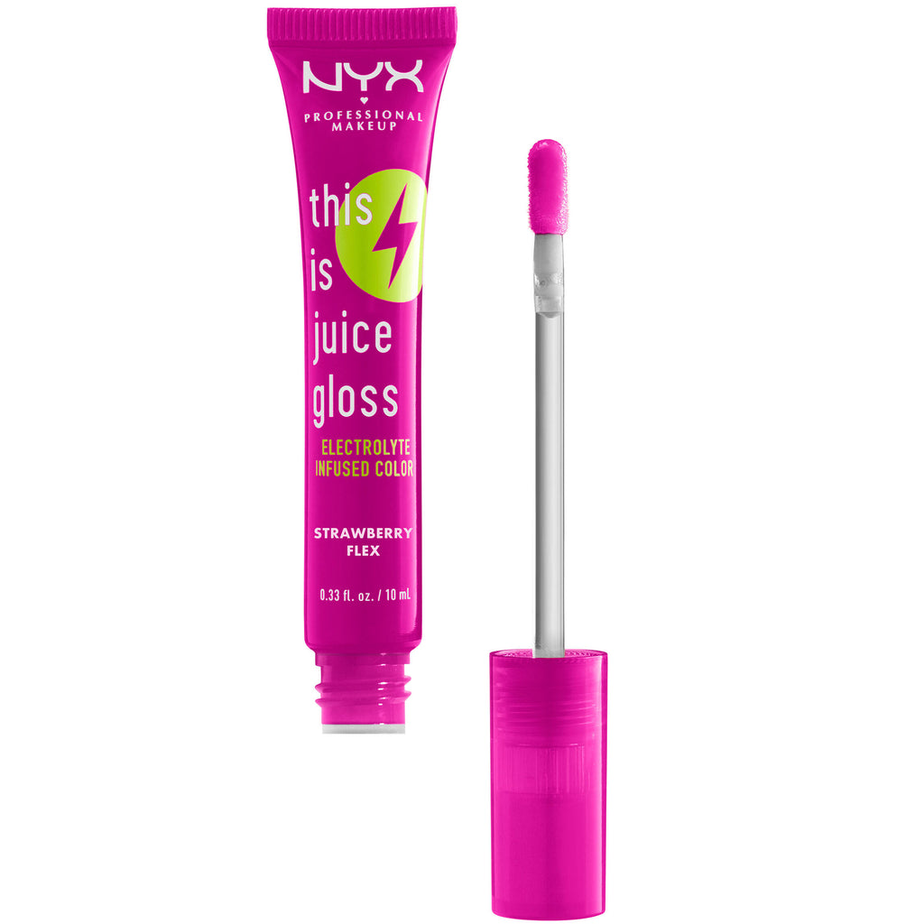 Brillo Labial Hidratante Fresa Flex NYX | Cosméticos al por Mayor