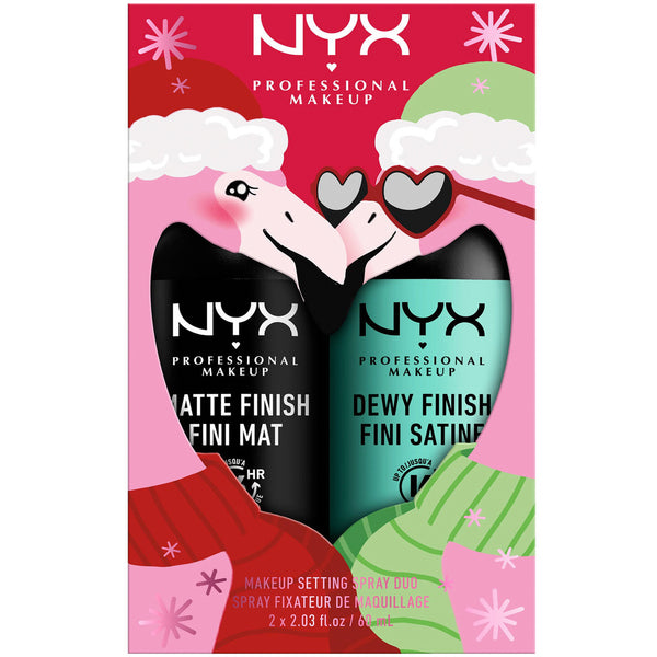 Spray Fijador Duo Holidays Matte + Dewy NYX | Cosméticos al por Mayor