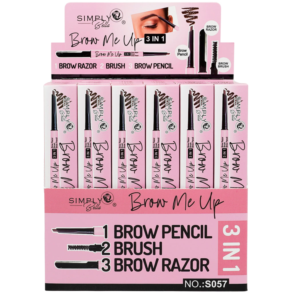 Lápiz de Cejas Brow Me Up - Simply Bella | Cosméticos al por Mayor