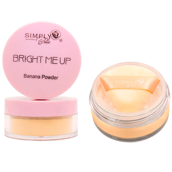 Polvo Banana Bright Me Up - Simply Bella | Cosméticos al por Mayor