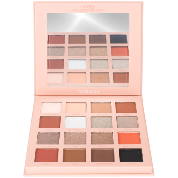 Paleta de Sombras 16 Nudes Totemica | Cosméticos al por Mayor